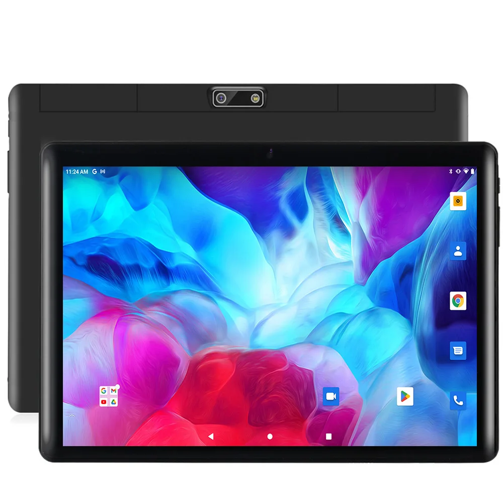 Android Octa Core Dual SIM Tablet, Chamada Telefônica, WiFi, Bluetooth, Google, PC, 10,1 ", 4GB de RAM, 64GB ROM, 3G, 5000mAh, Novo