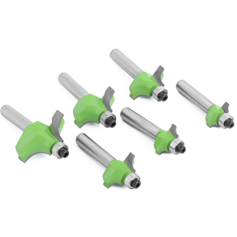 LAVIE-Double Edging Router Bits, fresa para madeira, Beading Bit, tungstênio, carboneto, ferramentas para trabalhar madeira, 8mm Shank, 1Pc,