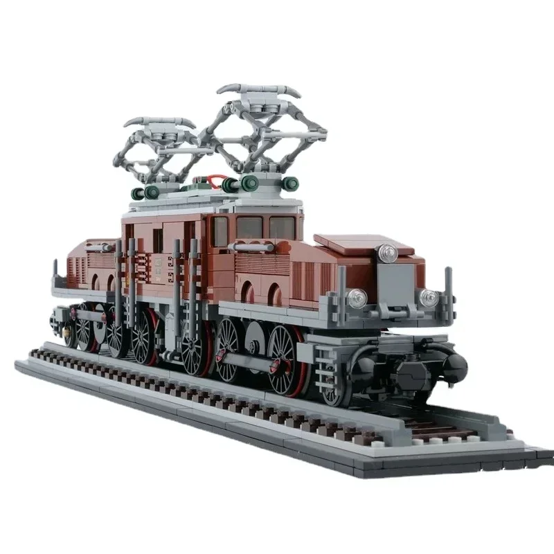 

IN stock 1271pcs Crocodiled Locomotived Train Model Building Blocks Bricks Toy Fit High-Tech 10277 Toys for children Gift