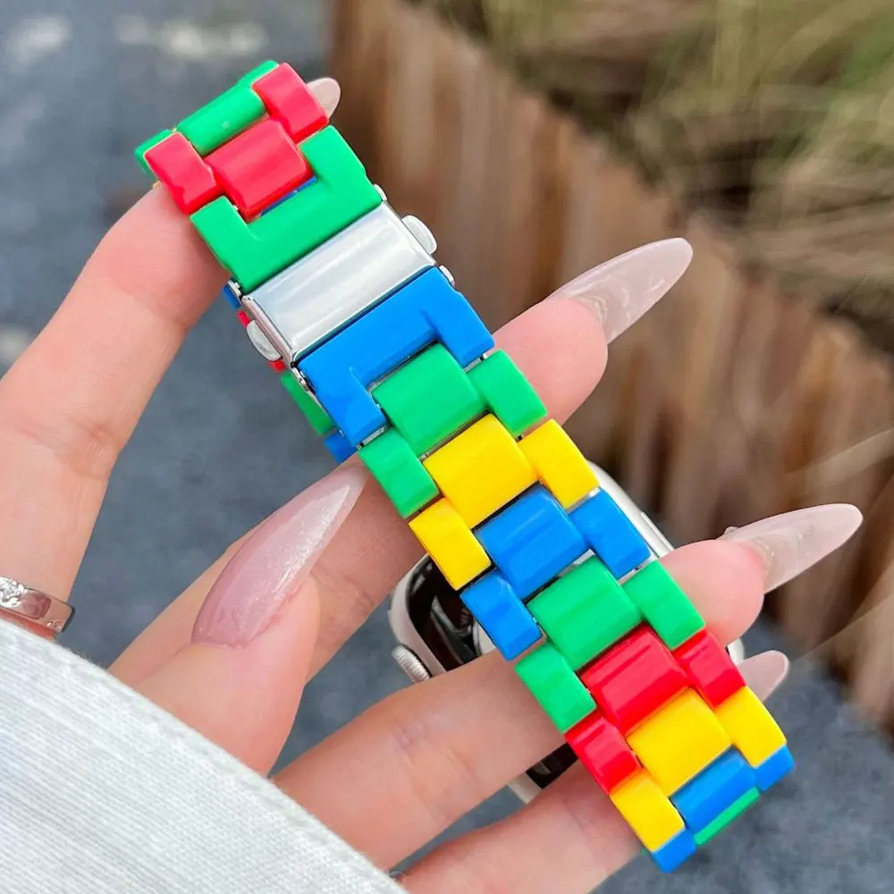 Per Galaxy Watch Ultra 47mm cinturino colorato braccialetto sportivo per Samsung Galaxy Watch 8 40 44mm 8 cinturino classico accessorio Smartwatch