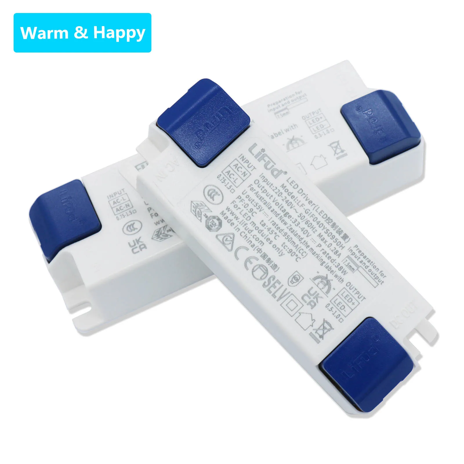 

Lifud LED Driver 5.6W-60W 25-42V 33-40V 300mA 500mA 600mA 800mA 900mA 1000mA 1200mA 1500mA LED Panel Light Power Transformer