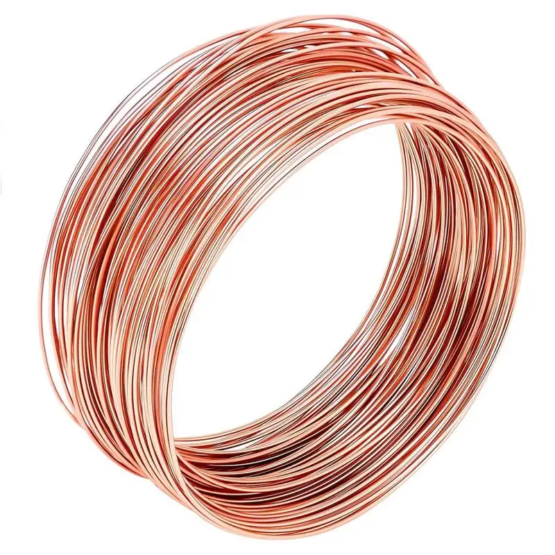 5/10M Pure Copper Wire T2 Copper Coil Conductive Copper Wire, Superfine Copper Wire, Line Bare 0.1 0.15 0.2 0.3 0.4 0.5 1.0~3mm