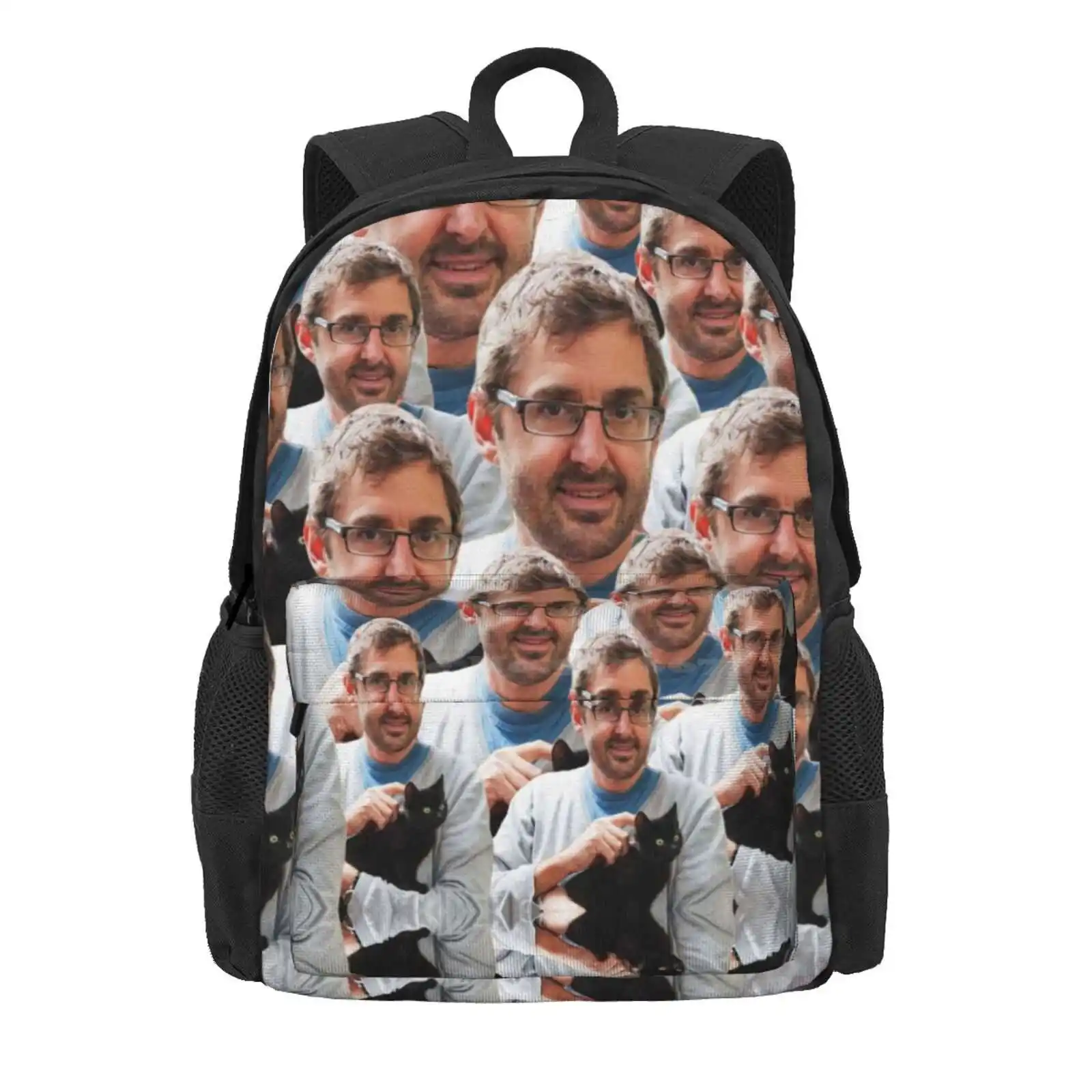 Louis Theroux - Kittens Hot Sale Schoolbag Backpack Fashion Bags Louis Theroux Documentary Tv Meme Kitten Kittens Cats British