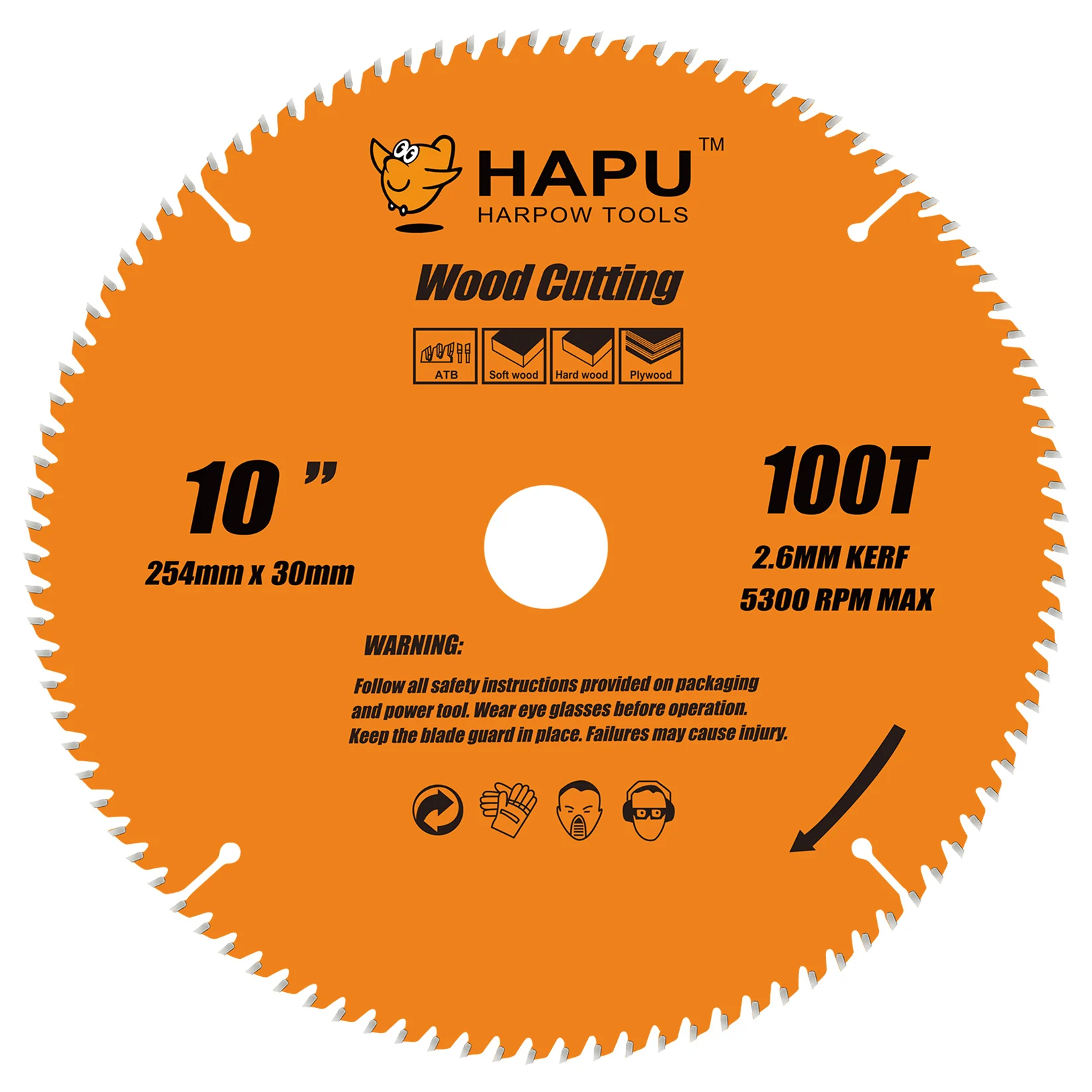 hapu-10-inch-miter-saw-blade-100-tooth-professional-woodworking-saw-blade-for-miter-saws-table-saws-and-circular-saws-arbor-30mm