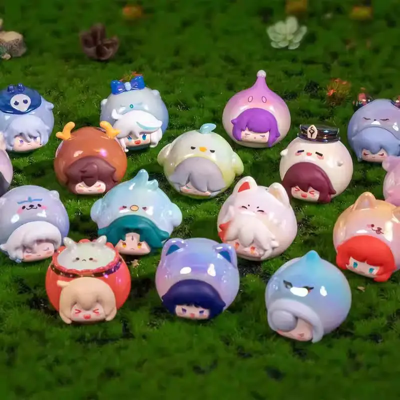 

Популярная ударная слепая коробка Furina Mini Аниме Фигурка Игра-сюрприз Коробка Q Версия Камисато Фигурки ПВХ Куклы Настольный декор Игрушки Подарки