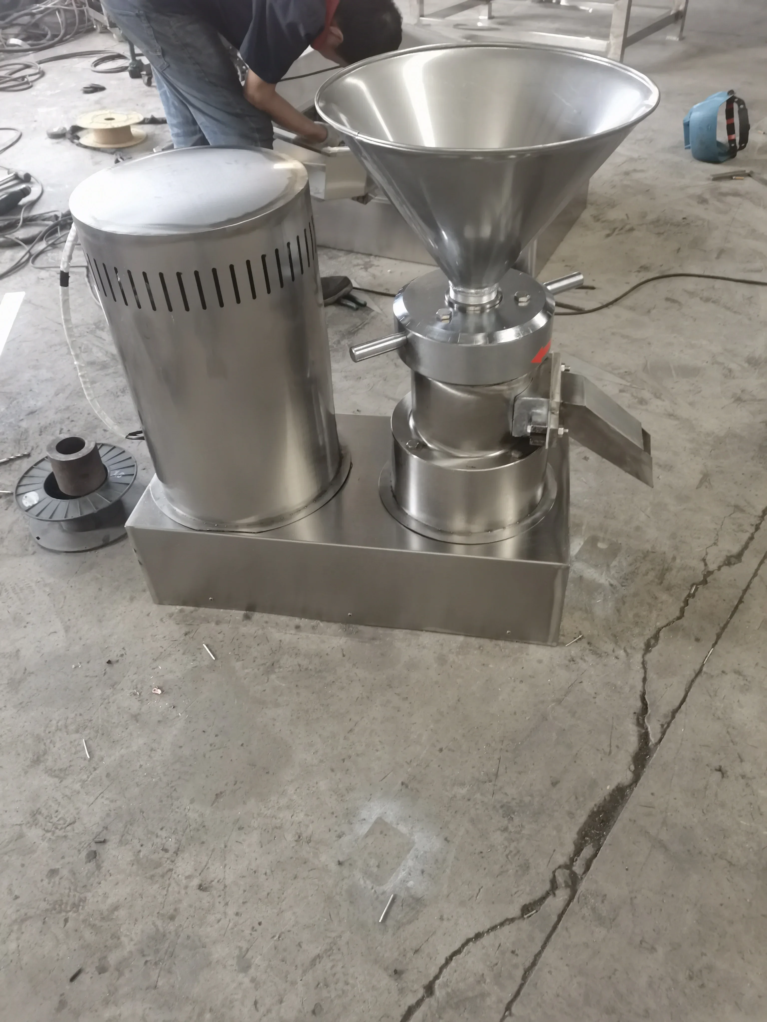 Automatic Food Industry Equipment  Colloid Mill Machine/Peanut Butter Machine With Lowest Price