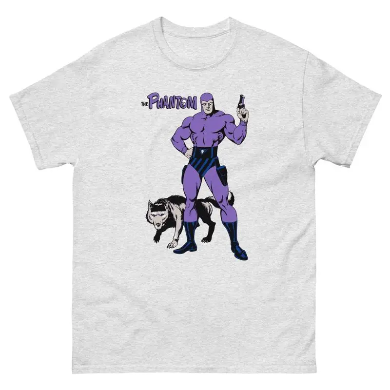 The Phantom Figure With Gun Black Dog T-Shirt