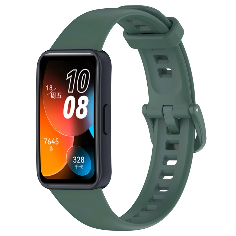 Bandje voor Huawei Band 8 9 10 Armband Accessoires Smartwatch Vervangende horlogeband Siliconen armband Huawei Band 8 9 10 Correas