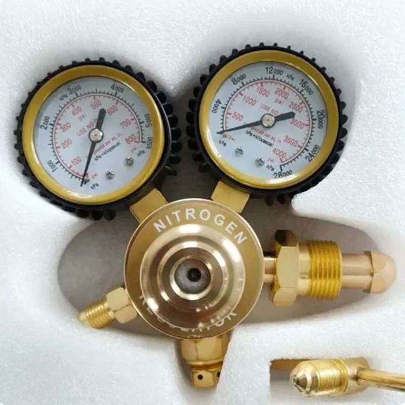 American Style High-Pressure Nitrogen Pressure Reducing Valve HX-D-0033 All Copper High-Pressure Nitrogen Pressure Reducer