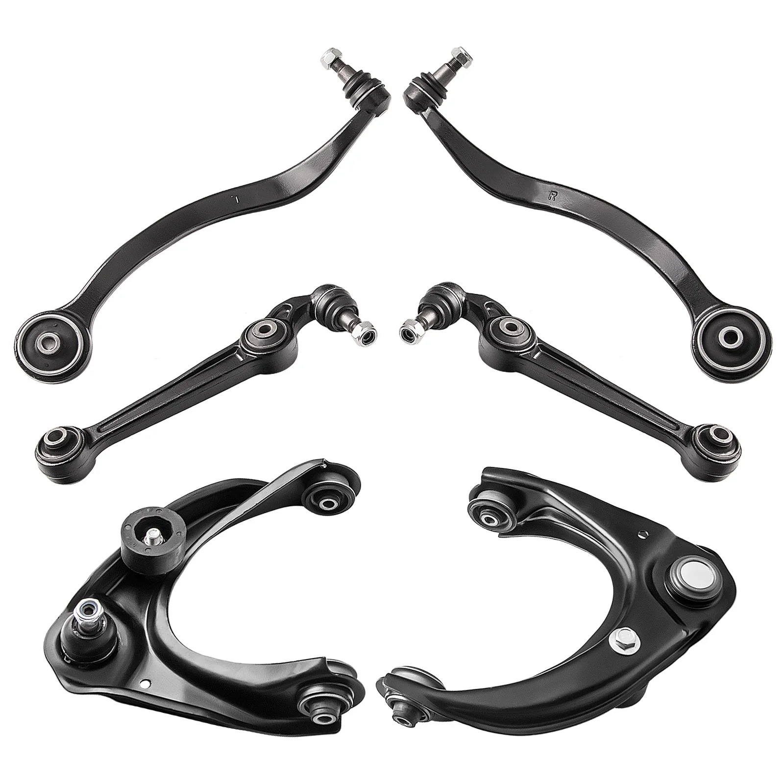 Front Upper & Lower Control Arm Forward Rearward for Fusion MKZ Milan 2007-2012