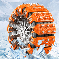 2/4/6Pcs Off-Road Snow Tire Chain TPU Anti Skid Snow Chains Non-slip Snow Mud Emergency Anti-slip Chain for Tire Width 165-275mm