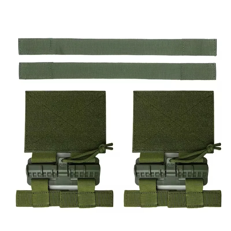 Kit de Fivelas de Liberação Rápida Táticas MOLLE, Conjunto Universal de Fixadores para Coletes de Airsoft, Acessórios para Camping e Caminhada