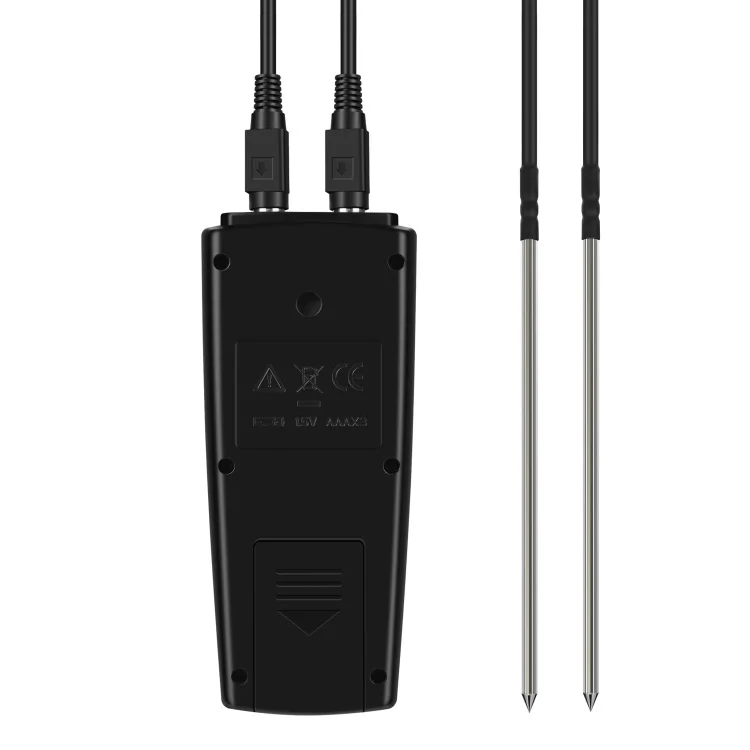 

DC-720 Multi-point calibration 2 Channels PT100 and PT1000 Probe Temperature Measuring Thermometer