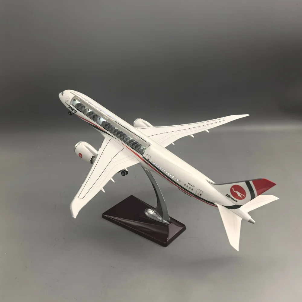43cm 1:150 Scale Airplanes Bangladesh B787-9 Airways Resin Plane Model Opening Cabin Cover Collectible Aircraft Static Display