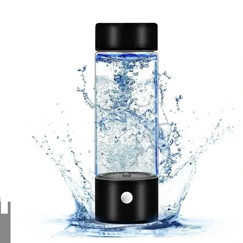 420ml Hydrogen-Rich Water Cup Electric Hydrogen Rich Water Generator Bottle Titanium Quality Filter Portable Antioxidant Lonizer