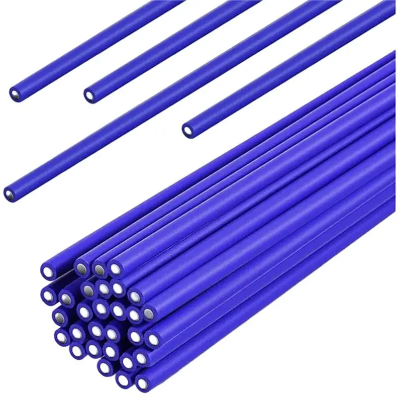 [NEWA64Z!】 Multi-Metal For Copper For Brass Bronze Stainless Steel 20Pcs Purple-Flux Coated Welding Rod, Solder Rod