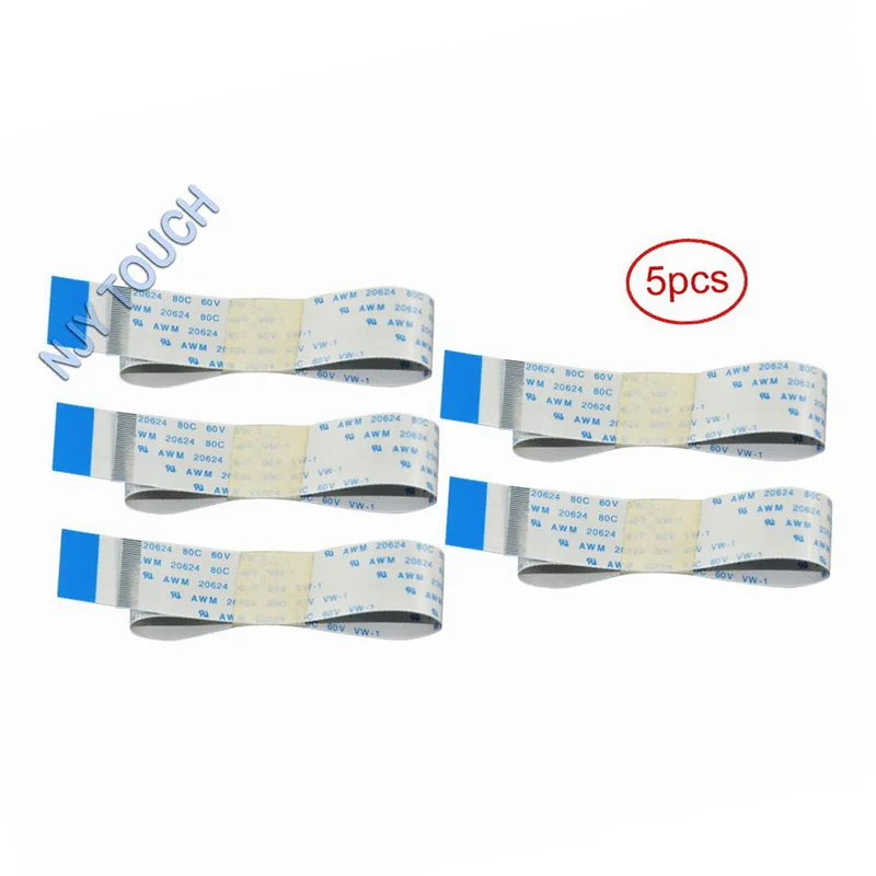 5 шт., 30 контактов, лента питания, 0,5 мм, шаг 300 мм, FFC кабель, FPC, Гибкий плоский кабель AWM 20624 80C 60 в, внешний вид одинакового типа A
