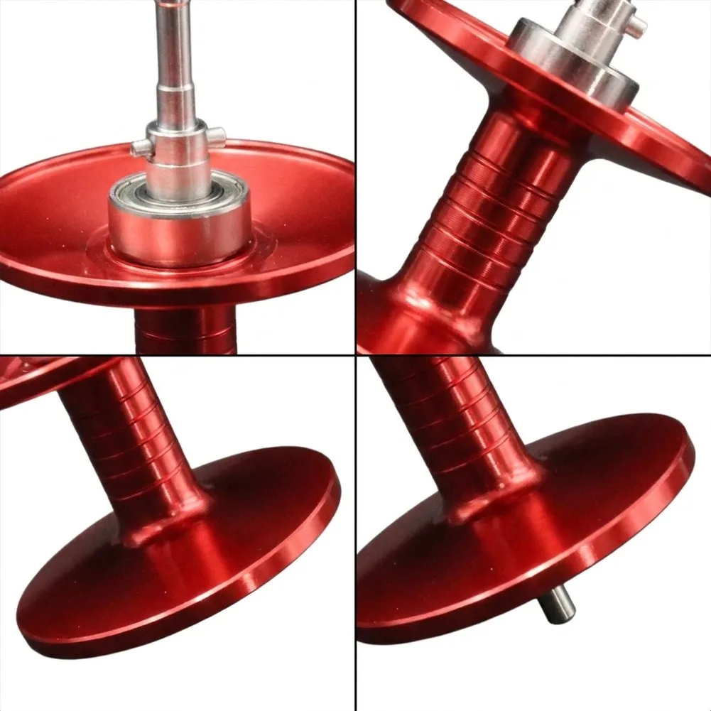 Replacement Spool for Abu MAX Long Shaft Reels Featuring Optimized Geometry to Support Even Line Distribution During Casting