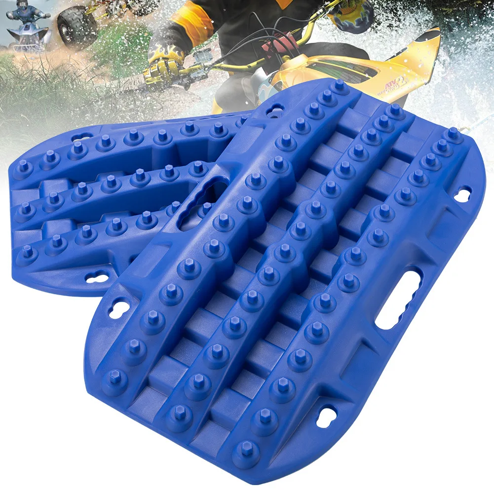 Super-tough Nylon 58cm Car Recovery Traction Boards Emergency Mini-size Tracks Traction Mat Off-Road Sand Mud Snow Rescue Style