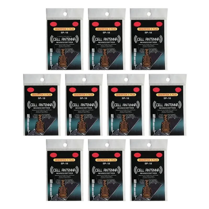 A64I 10Pcs SP-18 Cell Phone Signal Enhancement Cell Phone Signal Enhancement Sticker Signal Amplifier Booster