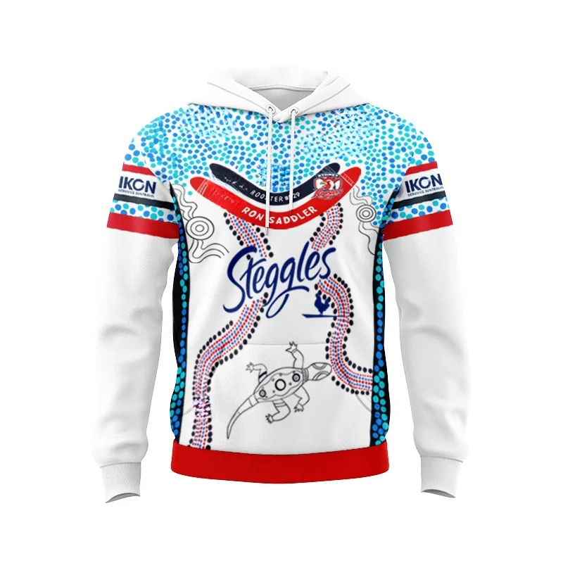 

Winter hoodie Sydney Rooster League style rugby team away jersey for the 2018 season(Custom name and number )