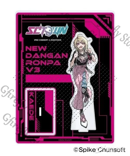 Danganronpa акриловая стоячая тарелка колеги украшения Kaede Akamatsu аниме шоу полка Kokichi Oma 15 см индикационная доска