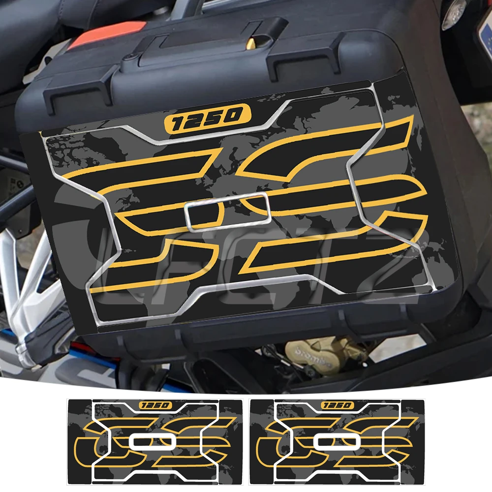 Motorcycle Side Box SuitCases Panniers Sticker Luggage Vario Case Decor Decals Fit for 2004-2012 R 1200 1250 GS R1250GS R1200GS