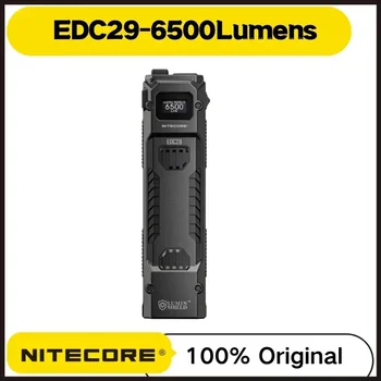 NITECORE EDC29 Torcia EDC ricaricabile USB-C 6500 lumen con display OLED Batteria integrata da 2.500 mAh