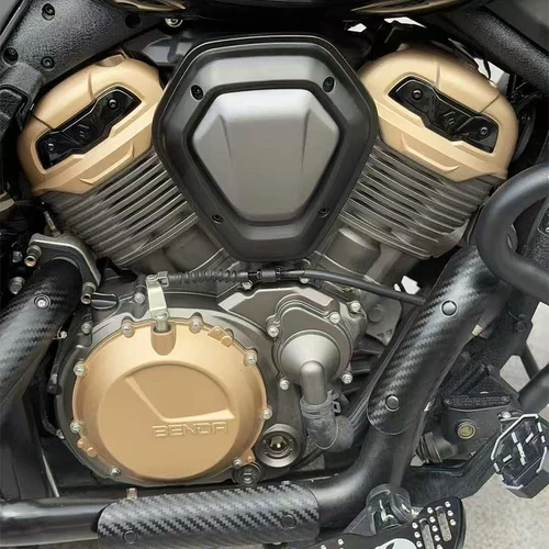 Imagen 2 del producto Para BENDA NAPOLEON BOB 500 450 250 y bandera negra 500 protector térmico de tubo de escape de motocicleta-placa aislante de cubierta antiescenido