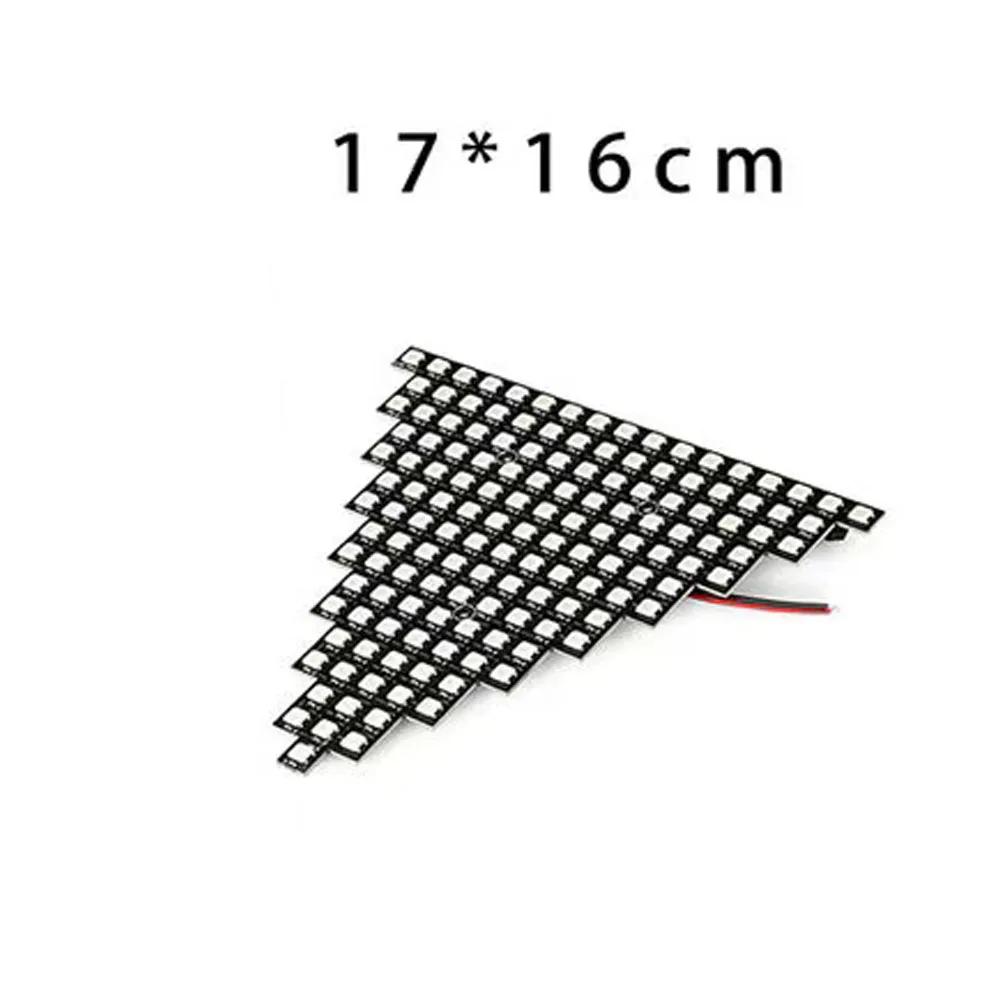 WS2812B LED Digital Flexible Individually Addressable Panel Light LED Module Matrix Screen Triangle Screen Light Leds for Decor