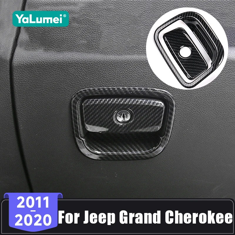 Für Jeep Grand Cherokee WK2 2011 2012 2013 2014 2015 2016 2017 2018 2019 2020 ABS Auto Co-pilot Lagerung box Trim Abdeckung Aufkleber