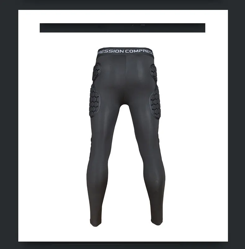 Herren Fußball Torwart Trainingshose EVA Verdickte Schwamm-Knieschoner Schutz Herren Fußball Rugby Knieschutz Hüftpolster Hose Lange Hose – Detail 12