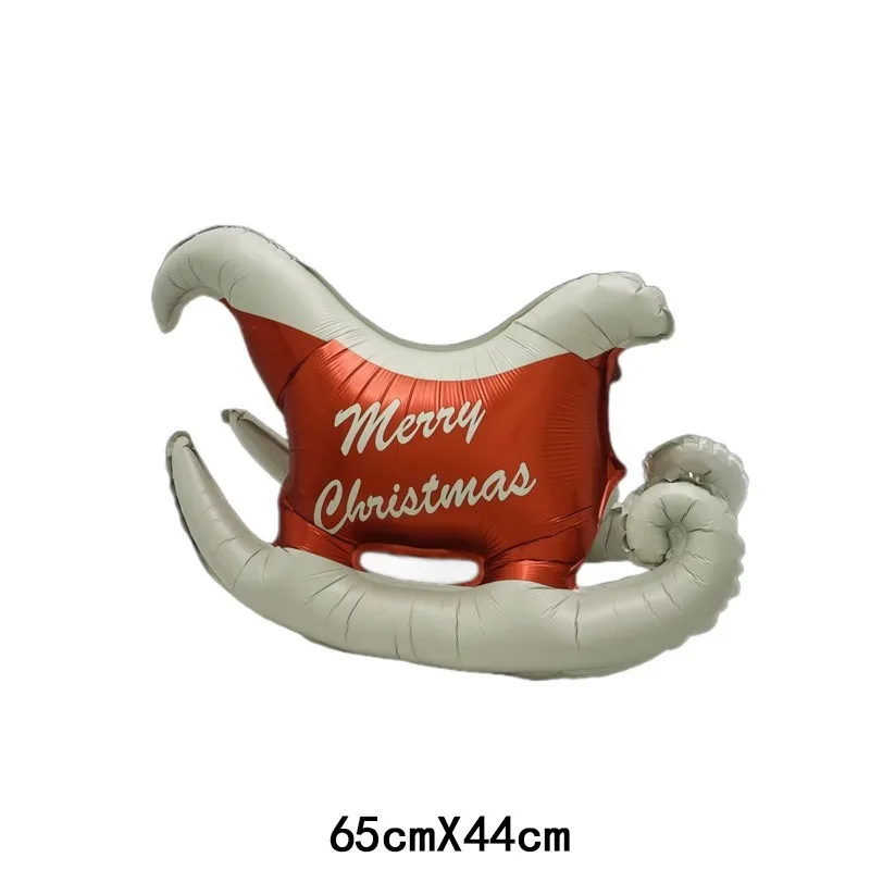 4D Christmas Reindeer Sled Foil Balloon Large 122cm Aluminum Festive Decorations for Party Supplies Holiday Home Decor Xmas Gift - Image 6