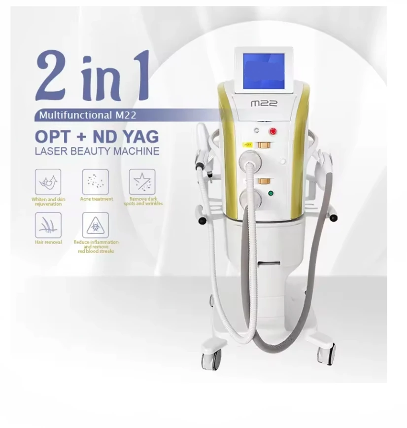 

Newest M22 Laser IPL + OPT Hair Removal Machine For Permanent Hair Removal Skin Whitening Rejuvenation Acne Treatment