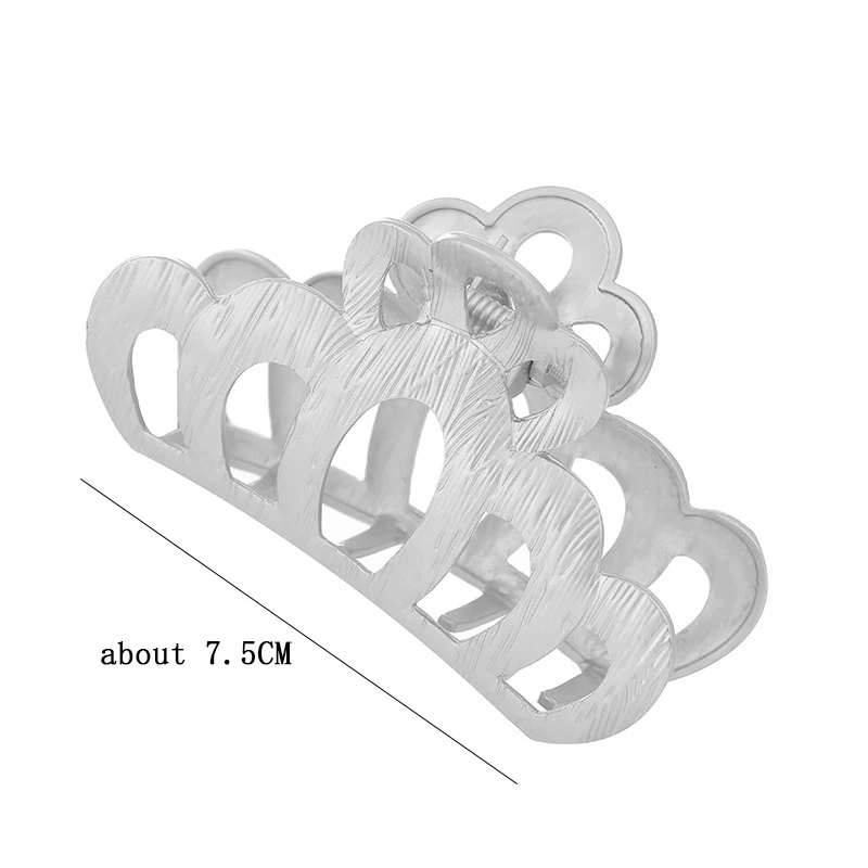Multi Style Gold Metal Hair Claw Clips Hollow Geometric Butterfly Jaw Clips Strong Hold Non Slip Hair Crab Clamp for Women Thick