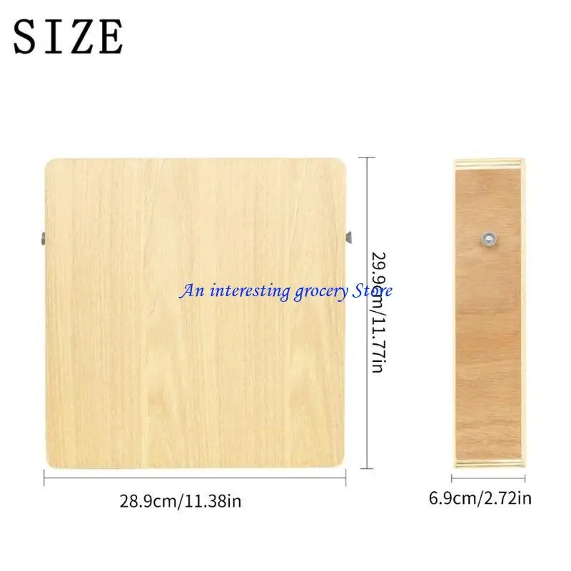 Picture 7: 652D Travel Cajon Flat Hand Drum with Adjusted Strap Easy to Carry Hand Drum
