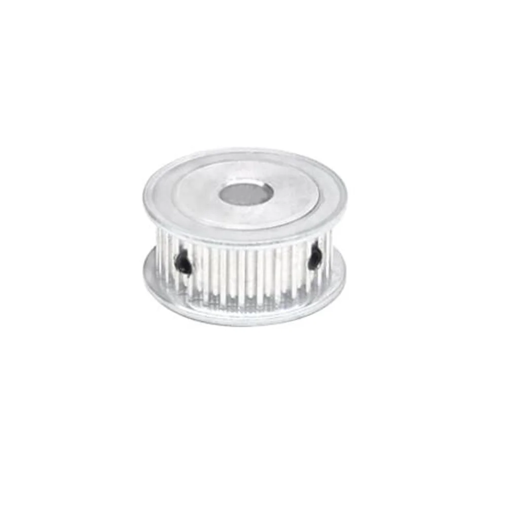 HTD-3M 15/16/17/18/19Teeth Timing Pulley Pitch 3mm Aluminum Without Step Drive Synchronous Wheel for 3D Printer Width 7/11/16mm