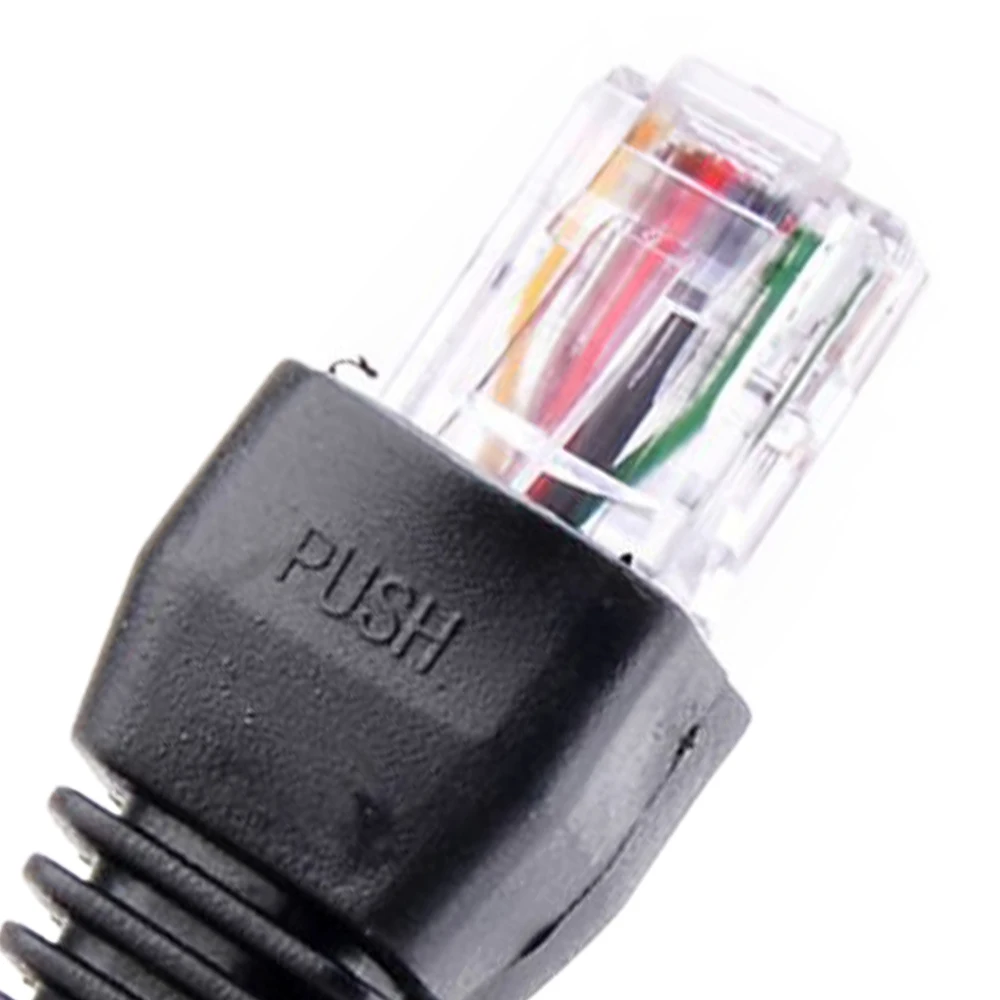AED6-Replacment Mic Cable For Yaesu Vertex Microphone MH-67A8J Microphone Cord
