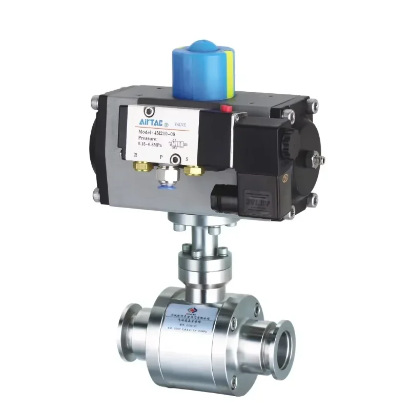 High precision pneumatic ball valve GUQ-10 GUQ-16 GUQ-25 GUQ-32 GUQ-40