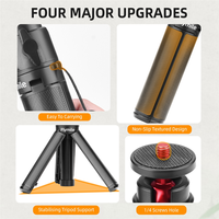 ABKI-Flymile Mini Desktop Selfie Stick Tripod Handheld Camera Phone Portable Retractable Stand For POCKET 3 Action 5Pro