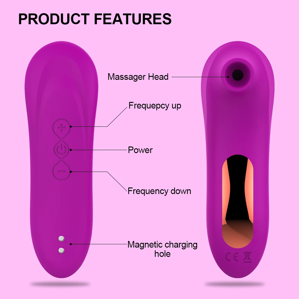 Powerful Clit Sucking Vibrator for Women Nipple Clitoris Sucker Stimulator Female Massager Vibrating Sex Toys Goods for Adult