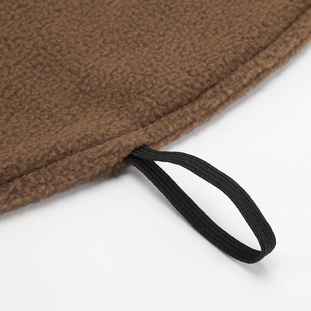 

Adorable Polar Fleece Reversible Warm Dog Clothes Winter Waistcoat Puppy Comfortable Fit Easy Wear Light Tan Durable For Walking