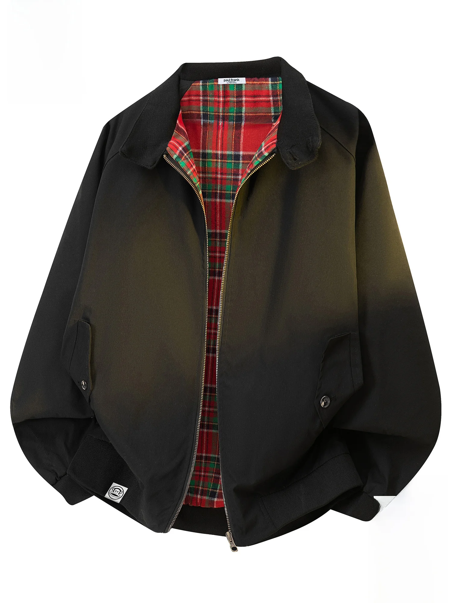 

Мужская зимняя куртка Paul Frank свободного кроя в винтажном стиле, с отложным воротником, в стиле колор-блок, молодежная модная, из полиэстера/нейлона