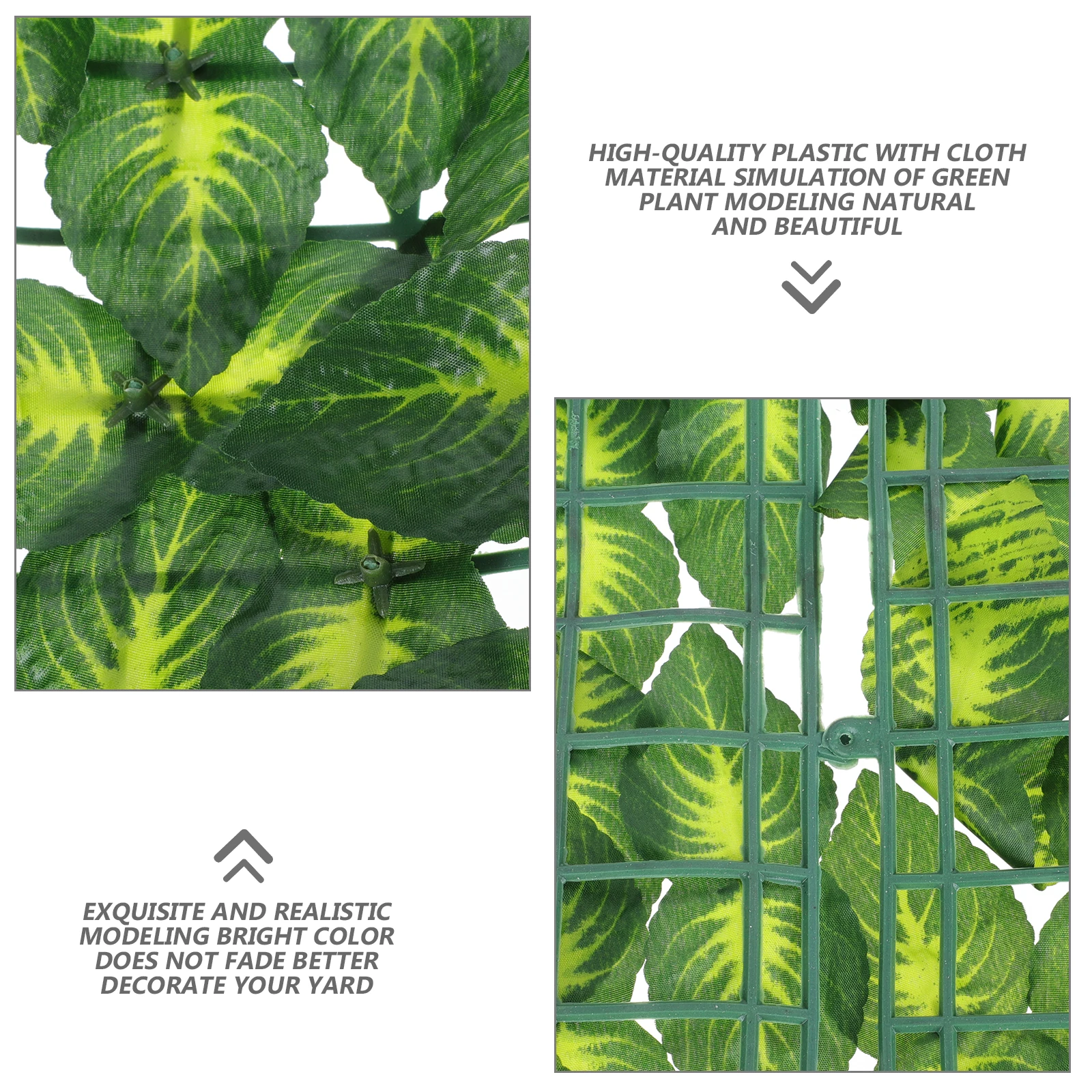 

Зеленые листья, искусственное растение, украшение для забора, пластиковая имитация листьев, нить, балкон, двор, сад, водонепроницаемый, устойчивый к коррозии