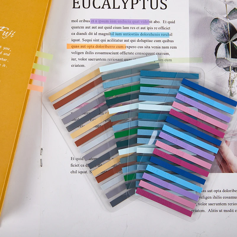 300 Sheets Color Self Adhesive Memo Pad Sticky Notes Bookmark   Sticker Marker Memo Sticker Paper Office School Supplies