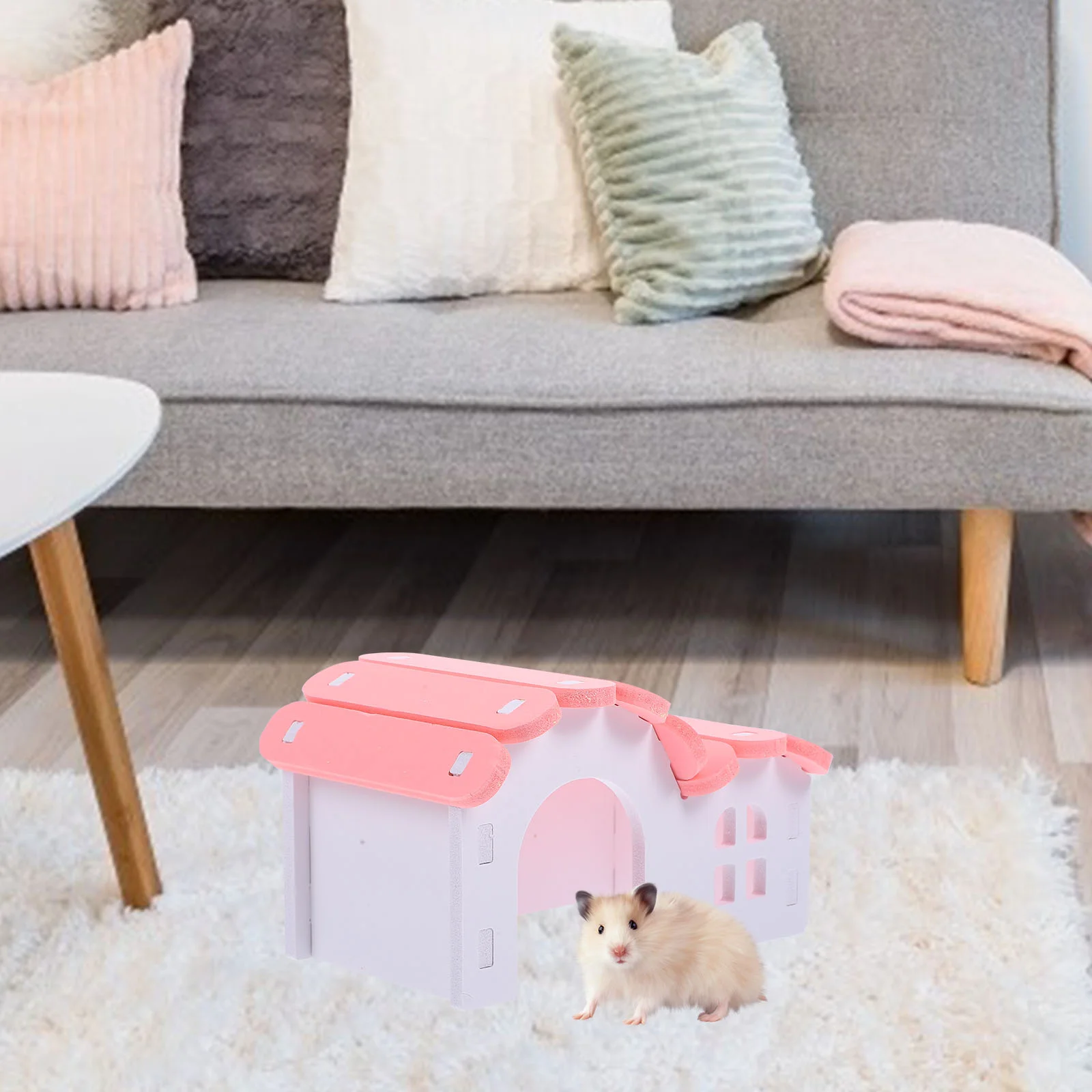 Hamster Guinea Pig House Small Animal Hideout Rabbit Castle Chinchillas Hideaway Hamster Hideout hamster habitat