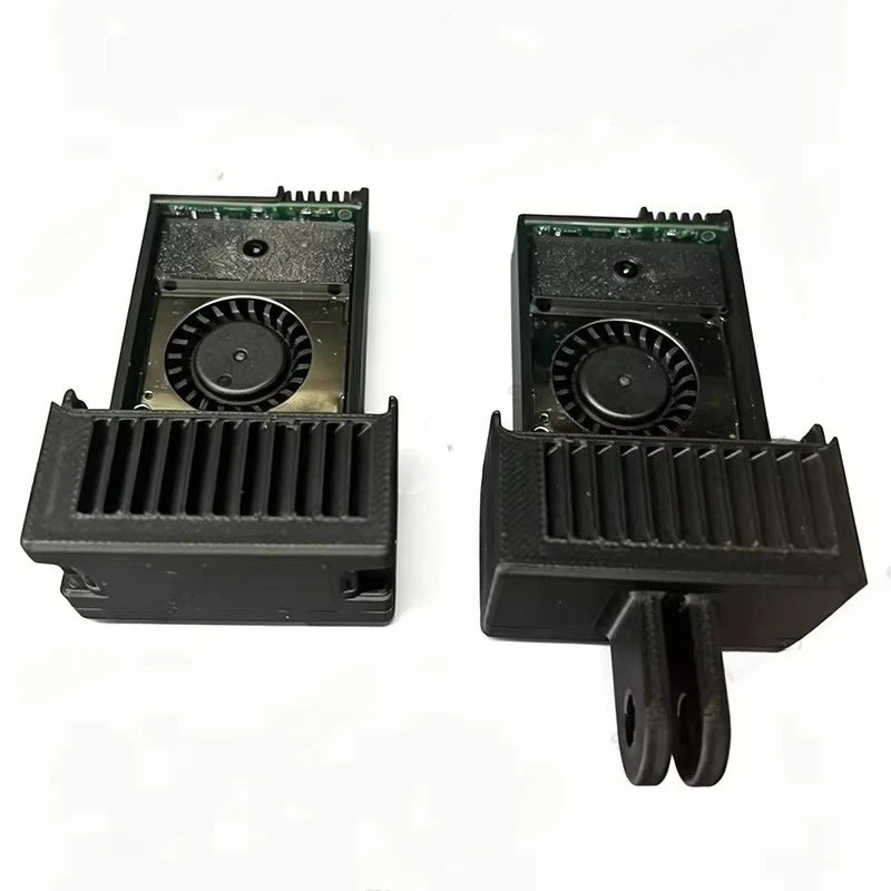 For DJI Action 3/4/5/6 Camera Air-Cooled Cooler External Heat Dissipation Cooling Fan with Vertical Shooting Mount Interface