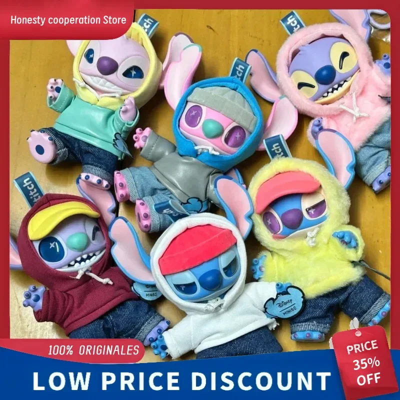 

Genuine Stitch Genz Street Series Blind Box Vinyl Pendant Mystery Box Anime Figure Room Decoration Collection Toys Custom Gift