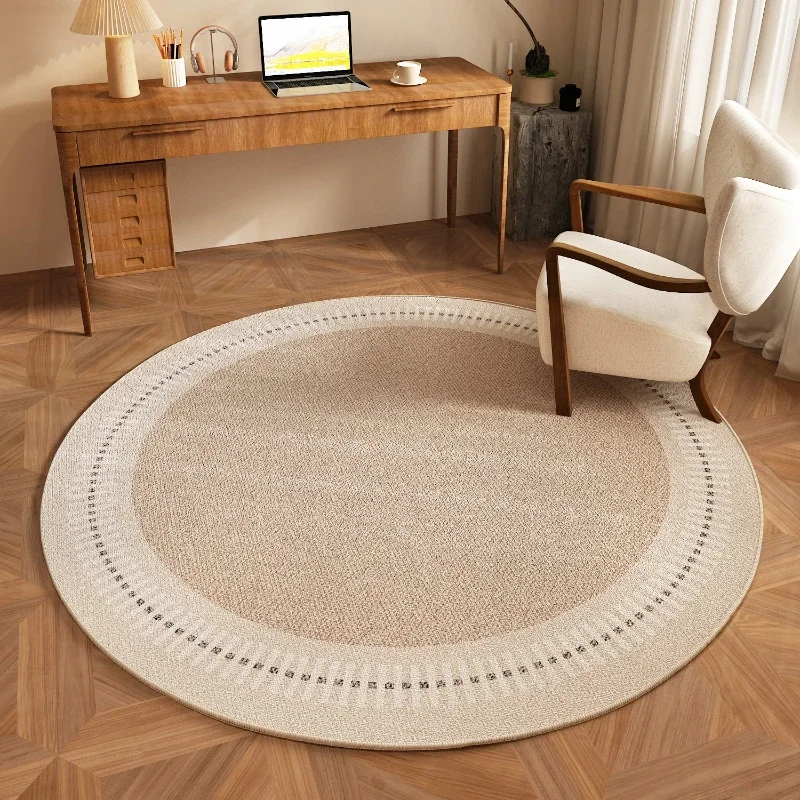 

Modern Round Living Room Large Area Decorative Carpets Bedroom Bedside Rugs Computer Chair Study Minimalist Coffee Table Carpet