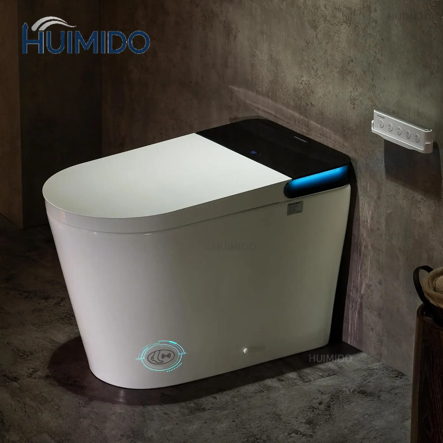 Smart Toilet with Bidet Built in, Auto Open Close(CD-U010Max) | Foot Sensor, 1000 MaP Auto Flush, ADA Comfort Height,